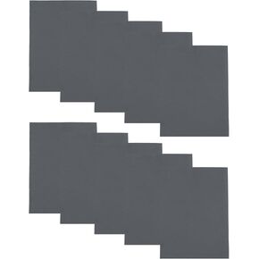 Lilaly 10 PCS Nylon Repair Patches, Patches for Clothes,Fabric Patches for Clothes, Waterproof,Suitable for Clothing Down Jacket Bag Tent Clothes (Grey & 7.87" x 5.9")