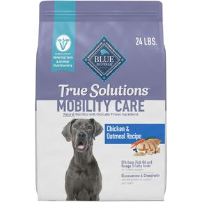 Blue Buffalo True Solutions Mobility Care Natural Dry Dog Food for Adult Dogs, Chicken, 24-lb. Bag