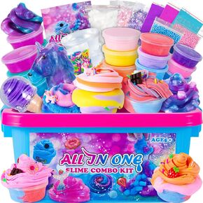 الكل في مجموعة واحدة من Slime Galaxy ، تفضل الحفلات الهدايا لعبة Slime Leaff Toy لعبة الحمأة المعطرة للأطفال ، الإضافات الوحل ، غير عصا ألعاب الوحل عيد ميلاد عيد ميلاد هالوين