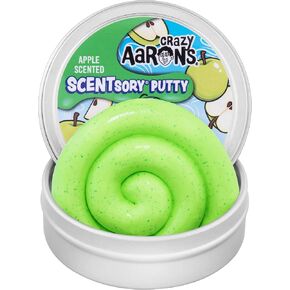 Crazy Aaron's Thinking Putty® - Apple Apple - معجون حسي للأطفال والبالغين في القصدير 4 " - ألعاب متعة مبتكرة ولا نهاية