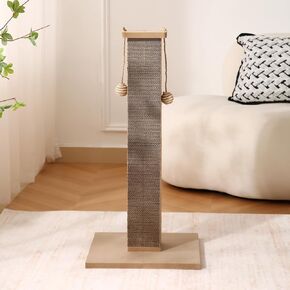 Cat Scratching Post. Scratching Posts for Indoor Cats Adults and Small. Cat Scratch Post 32IN Tall. Cat Scratching Post Cardboard. Cat Scratching Posts with 2 Sisal Cat Balls. KGCCIZI