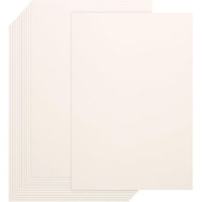SallyFashion 30 Sheets Cream Cardstock, 8.5 x 11 Inches White Cardstock Ivory Paper Printer Paper, 230 GSM