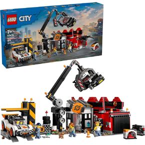 LEGO City Scrapyard with Cars - Building Toy Figures and Playset for Kids, Boys and Girls, Ages 7+ - Learning and Educational Toy for Pretend Play - Gift Idea for Birthdays - 60472