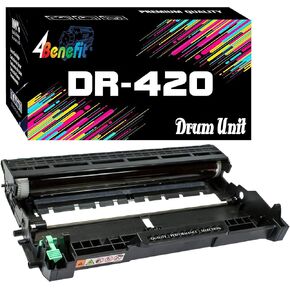 (1-Pack) 4Benefit Compatible Replacement DR420 Drum Unit DR-420 | Drum only, 1xDrum | Work for HL-2130 HL-2132 HL-2220 HL-2230 HL-2240 HL-2240D HL-2242D HL-2250DN HL-2270DW HL-2275DW Laser Printer