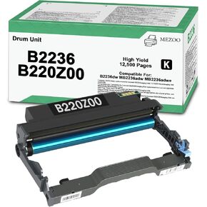 MEZOO B2236 B220Z00 Imaging Unit High Yield Compatible for B220Z00 B2236 Drum Unit for B2236dw MB2236adw MB2236adwe Printer (1 Pack, 12500 Pages)