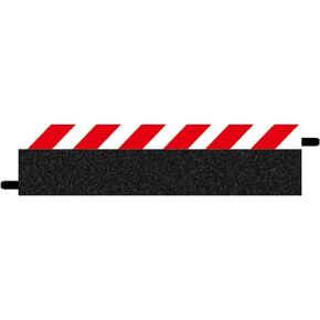 Carrera Digital 124 20560 Outside Shoulder for Straight, 6 pcs.