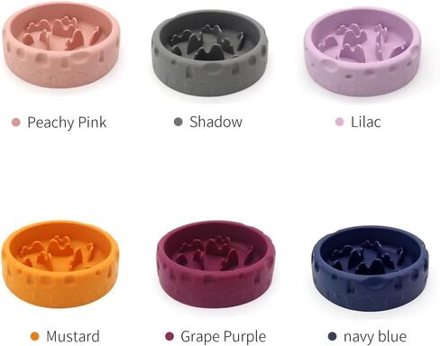 Star&Mi Silicone Slow Feeder Dog Bowls Small Breed Puzzle Bowl for Dogs & Cat with Suction Cups, Non-Slip Design (3.8Cup) in Saudi Arabia