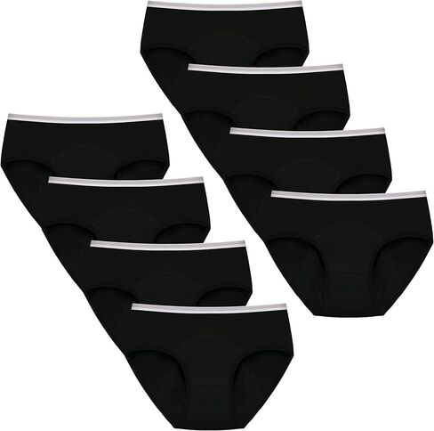 Teen Girls Period Underwear Menstrual Leakproof Panties for First Period Starter Panty Kids Cotton Protective Brief in Saudi Arabia