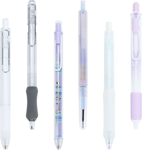 مجموعة أقلام هلام سريعة الجافة ، ألوان متنوعة أقلام الهلام القابلة للسحب مع كتابة سلسة ، حبر سوداء 0.5 ملم للنقطة المدرسية للمكاتب (الباستيل) in Kuwait