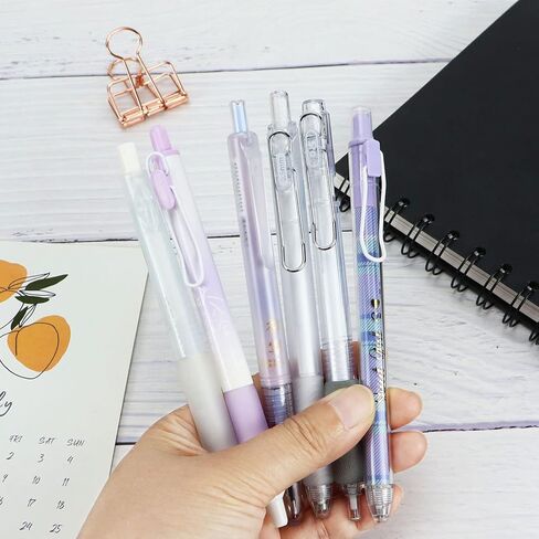 مجموعة أقلام هلام سريعة الجافة ، ألوان متنوعة أقلام الهلام القابلة للسحب مع كتابة سلسة ، حبر سوداء 0.5 ملم للنقطة المدرسية للمكاتب (الباستيل) in Kuwait