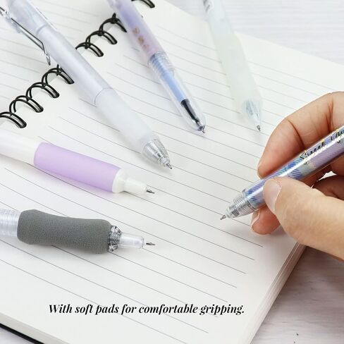 مجموعة أقلام هلام سريعة الجافة ، ألوان متنوعة أقلام الهلام القابلة للسحب مع كتابة سلسة ، حبر سوداء 0.5 ملم للنقطة المدرسية للمكاتب (الباستيل) in Kuwait