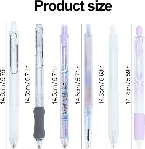 مجموعة أقلام هلام سريعة الجافة ، ألوان متنوعة أقلام الهلام القابلة للسحب مع كتابة سلسة ، حبر سوداء 0.5 ملم للنقطة المدرسية للمكاتب (الباستيل) in Kuwait