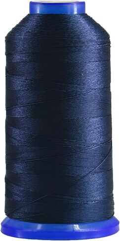 Selric [1700Yards / 26 Colors Available] Tex 70 Bonded Nylon Thread for Leather Sewing 210D/3 T70#69 Heavy Duty Upholstery Thread for Leather and Other Heavy Fabric （Black） in Kuwait