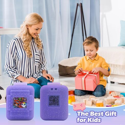Silicone Cover Case for Bitzee Interactive Toy Digital Pet and Case,Case with Lanyard,Protective Case Holder Skin for Bitzee Virtual Electronic Pets for Girls & Boys (Purple) in Saudi Arabia