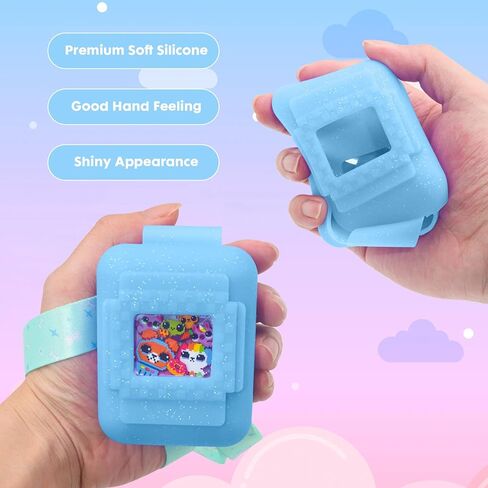 قضية تغطية السيليكون لـ Bitzee Interactive Digital Pet والحالة ، مع الحبل ، جلد الحالات الواقية للحيوانات الأليفة الافتراضية للفتيات والفتيان (الأرجواني) in Kuwait