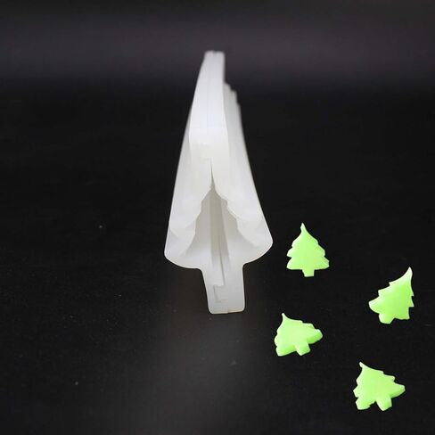 X-Haibei عيد الميلاد أنبوب شجرة العمود قالب الصابون السيليكون تضمين الصابون صنع لوازم ديا. 1.2inch in Kuwait