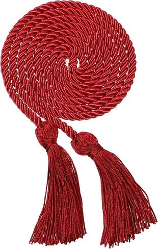 2pcs/ 6pcs التخرج من الحبال الشرف الصلبة المضفر مع شرابة لدكتور البكالوريوس الرئيسي في المدرسة الثانوية 68 بوصة (6 ، الذهب العتيقة H24) in Kuwait