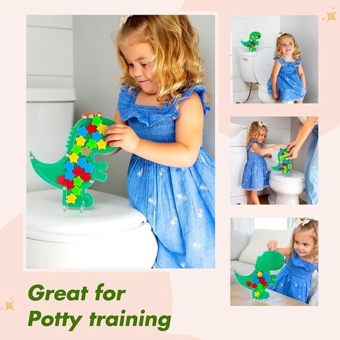 Dinosaur Reward Jar for Kids, Potty Training Chart Toddler Boys/Girls, Reward Chart for Kids, Magnetic Reward Jars Classroom, Chores Chart for Kids, Behavior Chart at Home Incentive Chart in Saudi Arabia