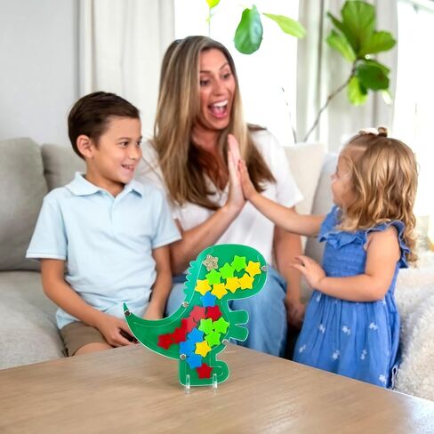 Dinosaur Reward Jar for Kids, Potty Training Chart Toddler Boys/Girls, Reward Chart for Kids, Magnetic Reward Jars Classroom, Chores Chart for Kids, Behavior Chart at Home Incentive Chart in Saudi Arabia