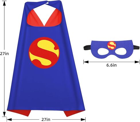 Kids Capes and Masks Boys Girls Costumes for Halloween Christmas Cosplay Dress Up in Saudi Arabia