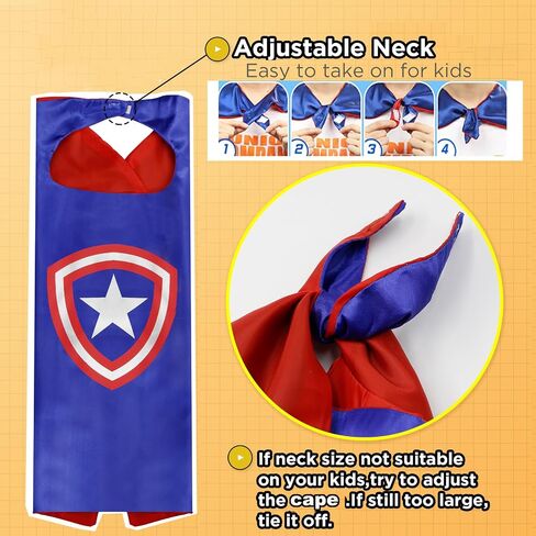 Kids Capes and Masks Boys Girls Costumes for Halloween Christmas Cosplay Dress Up in Saudi Arabia