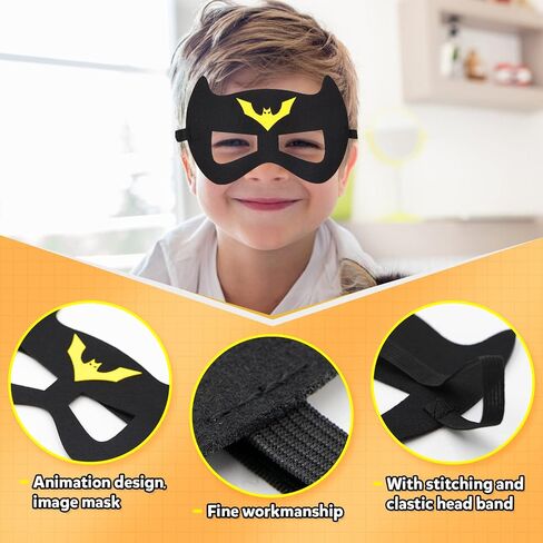 Kids Capes and Masks Boys Girls Costumes for Halloween Christmas Cosplay Dress Up in Saudi Arabia