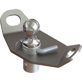 PullRite 4437 OE-Series Gooseneck Ball with Plate, Gray