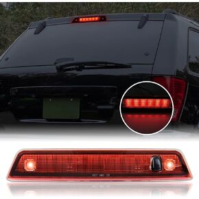 KEWISAUTO LED 3rd Third Tail Brake Light for Jeep Grand Cherokee 2005-2010, Rear Center High Mount Stop Light Assembly for Jeep Grand Cherokee 2005-2010 Accessories (Red)