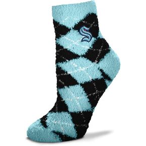 جوارب نوم فازي من NHL Argyle للأقدام العارية - سياتل - مقاس متوسط
