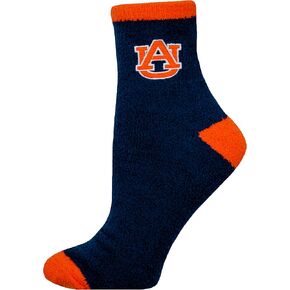 Auburn Tigers Solid Blue Fuzzy Socks in Kuwait