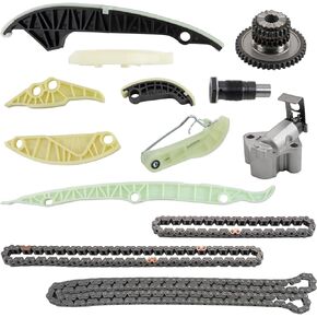 Engine Timing Chain Kit Fits for 2008-2015 VW Jetta Golf Passat Beetle Audi A3 A4 A6 A5 TT 1.8L 2.0L TSI TFSI CAEB CCTA EA888 Gen2 Replaces# 06H105209AT 06H109467AF 06K109467K