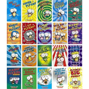A Library of Fly Guy 20 Books Collection Series Boxed Set, 1-20 Complete Books, Boxed Collection for Boys Girls