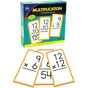 Carson Dellosa Multiplication Flash Cards for Kids Ages 8+, Times Table Flash Cards for Grade 3, Grade 4 and Grade 5, Multiplication Flash Cards with Answers