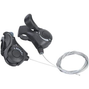 1 Pair Outdoor Bicycle Thumb Gear Shifters, Bicycle TX-30 3X7 Speed Shift Lever and Set for Bike DIY and Upgrade Accessory