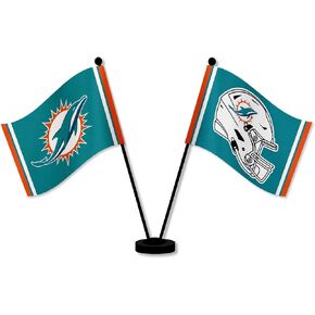 Miami Dolphins Desk and Table Top Flags