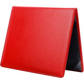 Diploma Cover 8.5 x 11 Certificate Holders for Letter-Sized Award Padded Diploma Holders - Red Leather