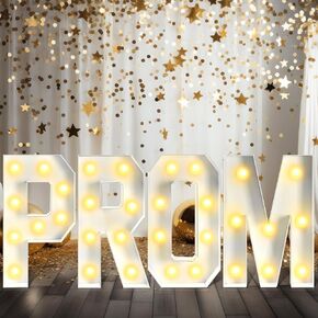 Grad Marquee Letter Kit 2024 Graduation LED Decorations Light up Letter Grad Prom Foam Board Sign 2024 Graduation Party Favor Supplies Lights Decoration for High School Senior College (Grad)