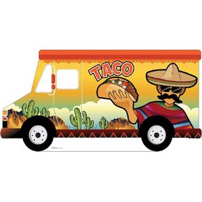 Cardboard People Ice Cream Truck Stand-in Life Size Cardboard Cutout Standup