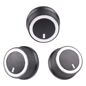 WATERWICH 3PCS AC Temperature Heater Control Knob Compatible with 84141127 84793085 Chevy Express GMC Savana 2008-2021