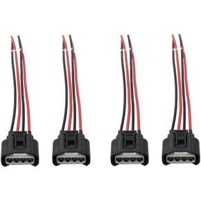 NewYall Pack of 4 Ignition Coil Female Connector Plug Harness Pigtail
