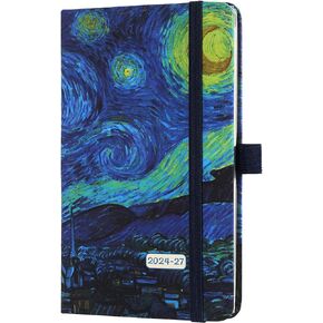 2024-2027 Pocket Planner/Calendar - Monthly Planner from Jul. 2024 - Jun. 2027(36 Months), 3.8" x 6.3", Pen Holder, Inner Pocket and 61 Notes Pages