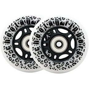 WHITE CHEETAH Wheels for RIPSTICK ripstik wave board ABEC 9 76MM 89A OUTDOOR Model: DECK