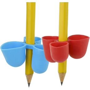 The Pencil Grip Writing CLAW for Pencils and Utensils, Medium Size, 6 Count Blue/Red (TPG-21206)