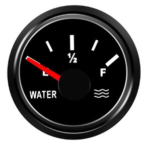 KAOLALI Water Level Gauge 52mm Water Tank Level Gauge Empty-Full Indicator for Level Sensor for Car Boat Auto Truck Marine 240-33ohm