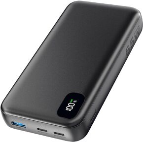 Power Bank, 20000mAh 65W USB C Laptop Portable Charger, PD QC4.0 Fast Charging 3 Outputs Laptop Charger External Battery Pack for Laptop MacBook Dell XPS iPad Tablet Steam Deck iPhone Samsung
