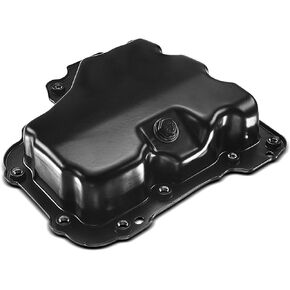 A-Premium Engine Oil Pan Sump with Drain Plug Compatible with Chevy Cruze 2016-2018, Malibu 2016-2018, Spark 2016-2018, Volt 2016-2018, GMC Terrain 2018-2018, 1.4L 1.5L