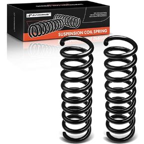 A-Premium 2Pcs Front Suspension Coil Spring Set Compatible with Chevrolet Silverado 1500, Tahoe & GMC Sierra 1500, Yukon, Driver and Passenger Side, Replace# 60150 2704-248534