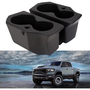 ONER Left and Right Pair of Foam Door Cup Holder,Compatible with 2009-2021 Dodge Ram 1500 2500 3500 4500 5500,Replace #5NN24XXXAA 1LD23XXXAA