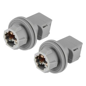 License Plate Light Socket F37Z-13550-A Wiring Harness Plug Connectors Holder for Ford F150 90-01 for Ford F250 F350 F450 F550 Super Duty 99-15 for Ford Bronco 1990-1995 (Set of 2)