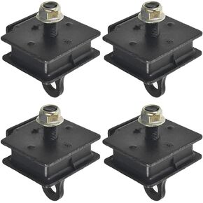 Bottom & Top Engine Mount Rubber Damper Kit Replacement for 2004 2005 2006 2007 Yamaha Rhino 660 YXR660 Grizzly 660 YFM660 2002-2008 Pack of 4